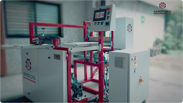 FIBC Handle Wrapping Machine